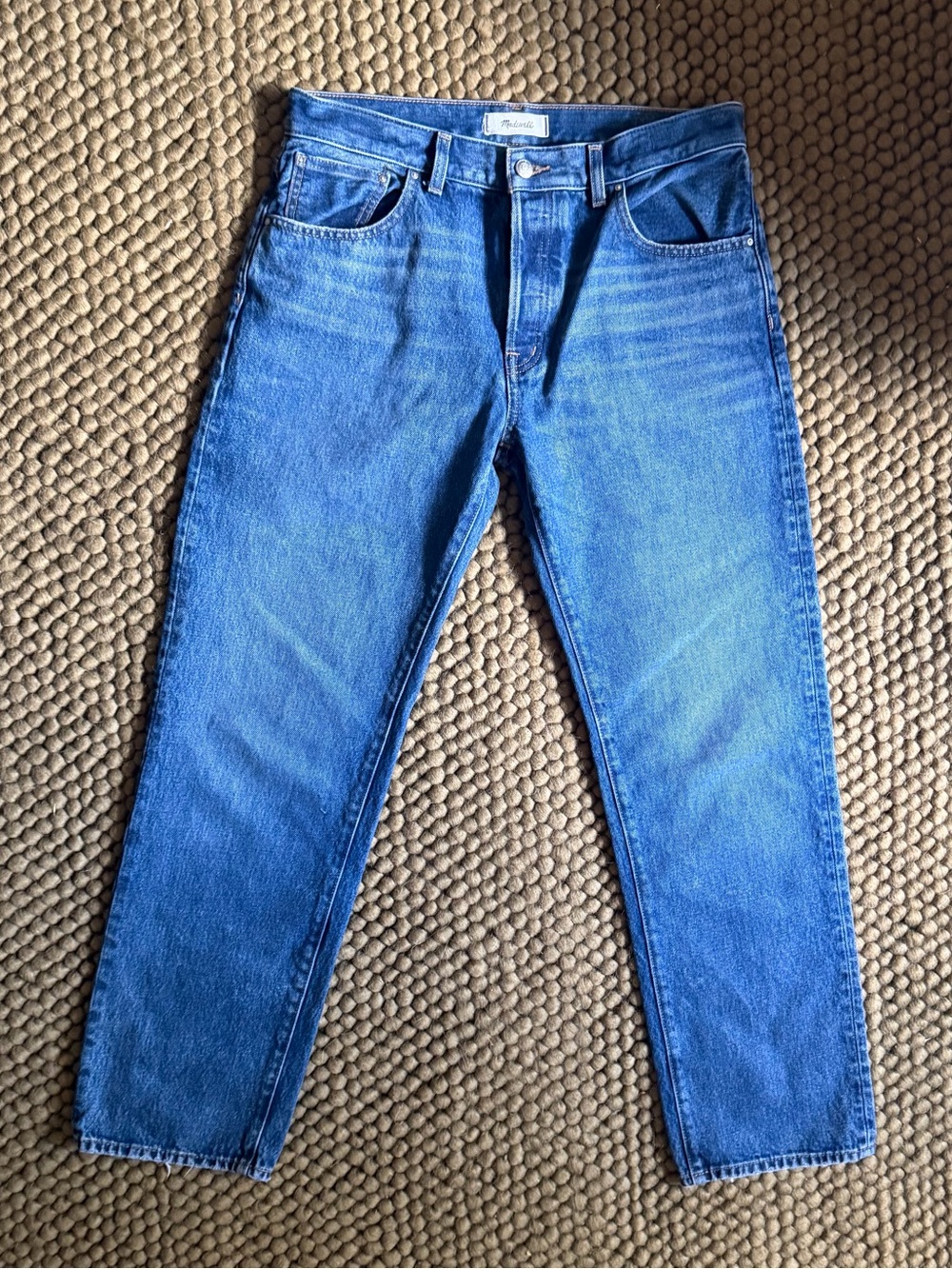 Madewell Dean Easy Straight Jean 28